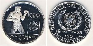 150 Гуарани Республика Парагвай (1811 - ) Серебро 