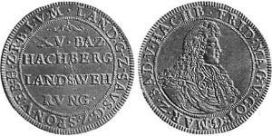 15 Batz Margraviat de Bade-Durlach (1535 - 1771) Argent 