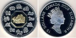 15 Dollar Canada Argent 