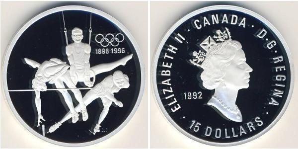 15 Dollar Canada Argent 
