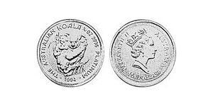 15 Dollar Australia (1939 - ) Platinum Elizabeth II (1926-2022)