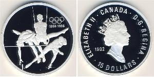 15 Dollar Canada Silver 