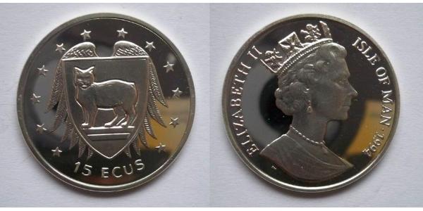 15 Ecu Isle of Man  