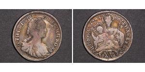 15 Kreuzer Royaume de Hongrie (1000-1918) Argent Maria Theresa of Austria (1717 - 1780)