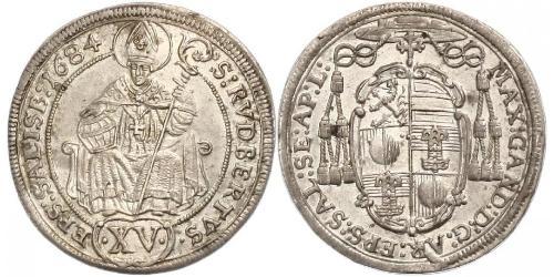 15 Kreuzer Salzbourg Argent 