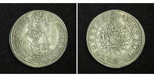 15 Kreuzer Reino de Hungría (1000-1918) Plata Leopoldo I de Habsburgo(1640-1705)