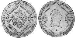15 Kreuzer Impero austriaco (1804-1867) Rame 
