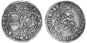 15 Kreuzer Heiliges Römisches Reich (962-1806) Silber 