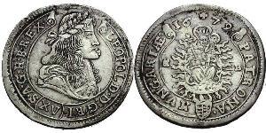 15 Kreuzer Königreich Ungarn (1000-1918) Silber Leopold I. (HRR)(1640-1705)