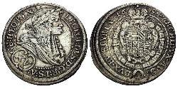 15 Kreuzer Austria  Silver 