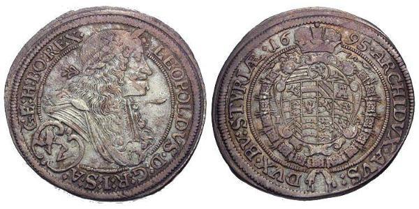 15 Kreuzer Austria  Silver 