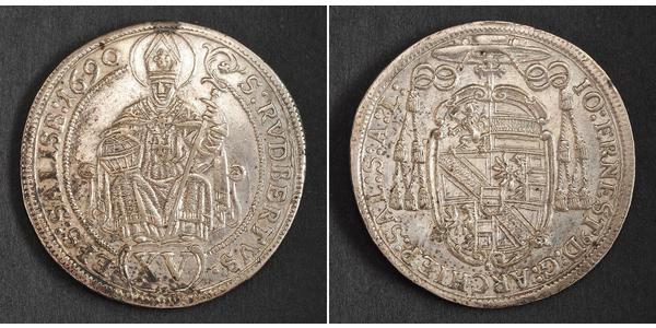 15 Kreuzer Salzburg Silver 