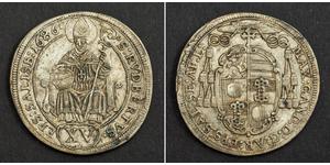 15 Kreuzer Salzburg 銀 