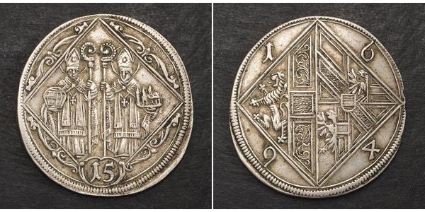 15 Kreuzer 奥地利历史 (1156 - 1806) 銀 
