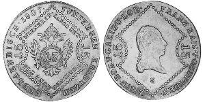15 Kreuzer 奧地利帝國 (1804 - 1867) 銅 