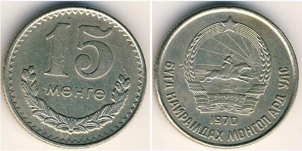 15 Mongo Mongolia Copper/Nickel 