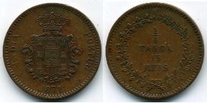 15 Reis / 1/4 Tanga India portuguesa (1510-1961) Cobre 