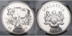 15 Ringgit Malaisie (1957 - ) Argent 