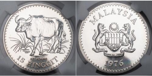 15 Ringgit Malaisie (1957 - ) Argent 