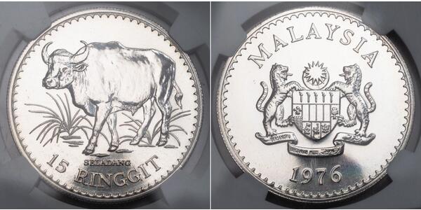 15 Ringgit 马来西亚 銀 
