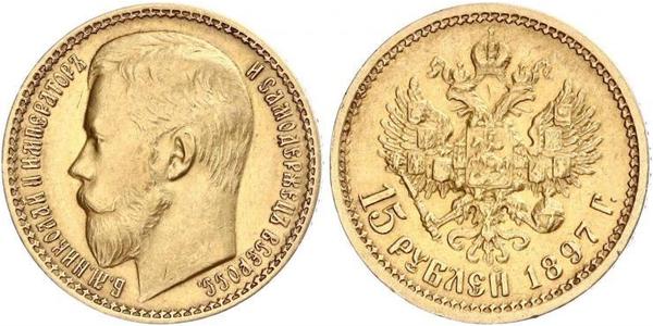 15 Rubel Russisches Reich (1720-1917) Gold Nikolaus II (1868-1918)