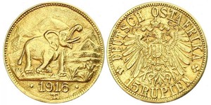 15 Rupee Deutsch-Ostafrika (1885-1919) Gold 