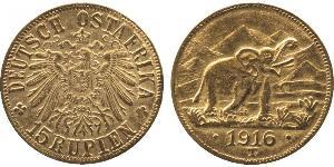 15 Rupee Deutsch-Ostafrika (1885-1919) Gold 