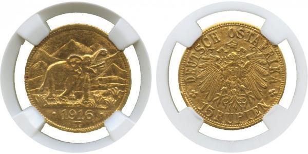 15 Rupee Deutsch-Ostafrika (1885-1919) Gold 