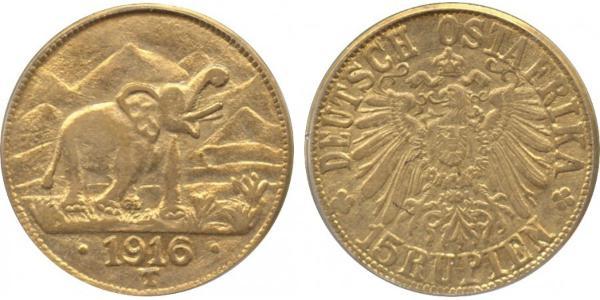 15 Rupee Deutsch-Ostafrika (1885-1919) Gold 