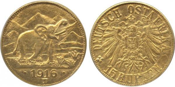 15 Rupee Deutsch-Ostafrika (1885-1919) Gold 