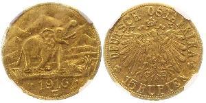 15 Rupee German East Africa (1885-1919) Gold 