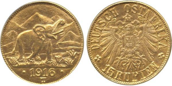 15 Rupee German East Africa (1885-1919) Gold 