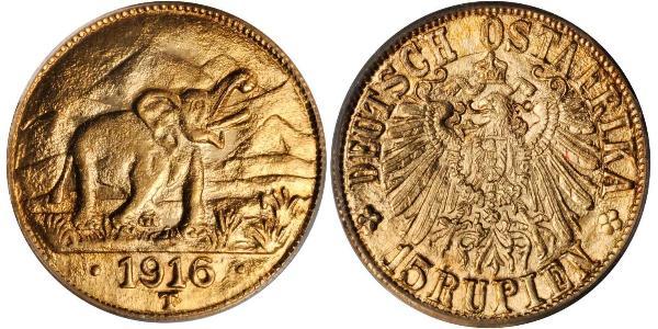 15 Rupee Afrique orientale allemande (1885-1919) Or 