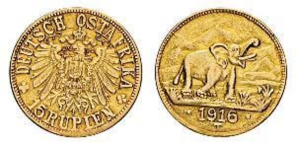 15 Rupee Afrique orientale allemande (1885-1919) Or 