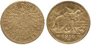 15 Rupee Africa Orientale Tedesca (1885-1919) Oro 