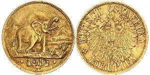 15 Rupee Africa Orientale Tedesca (1885-1919) Oro 