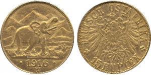 15 Rupee Africa Orientale Tedesca (1885-1919) Oro 