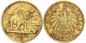 15 Rupee Africa Orientale Tedesca (1885-1919) Oro 