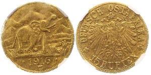 15 Rupee Africa Orientale Tedesca (1885-1919) Oro 