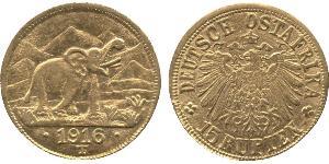 15 Rupee Africa Orientale Tedesca (1885-1919) Oro 