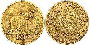 15 Rupee Africa Orientale Tedesca (1885-1919) Oro 