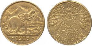 15 Rupee África Oriental Alemana (1885-1919) Oro 