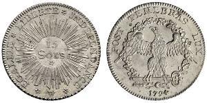 15 Sol Schweiz Silber 