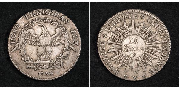 15 Sol Schweiz Silber 