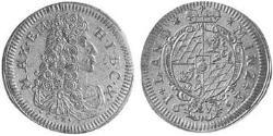 15 Kreuzer Electorate of Bavaria (1623 - 1806) Plata 