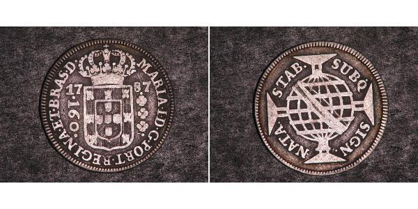 160 Reis Brazil Silver 