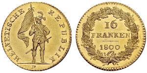 16 Franc Suisse Or 