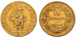 16 Franc Suisse Or 