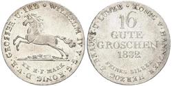 16 Groschen Hannover Argento Guglielmo IV (1765-1837)