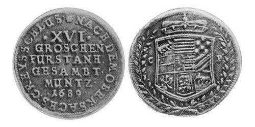 16 Groschen Anhalt (1212 - 1806) Plata 